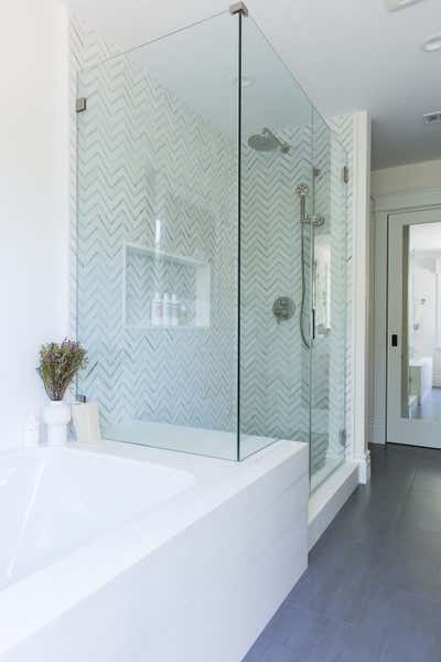  Farmhouse Family Home Bathroom. Calistoga Vacation Home by Wit Interiors.