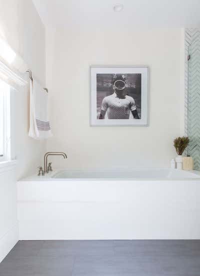  Farmhouse Family Home Bathroom. Calistoga Vacation Home by Wit Interiors.