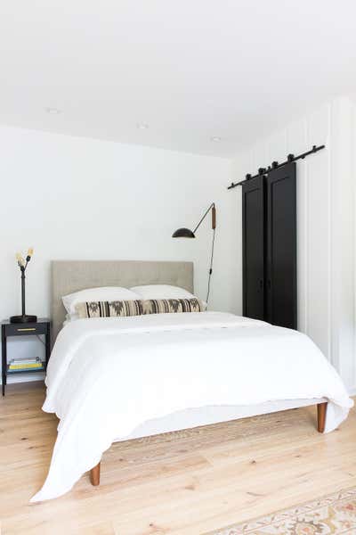  Farmhouse Transitional Family Home Bedroom. Calistoga Vacation Home by Wit Interiors.