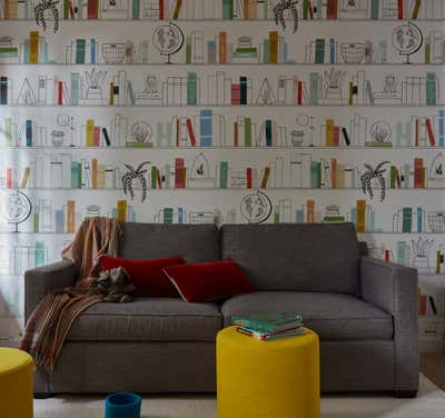 Contemporary Children's Room. 16th Street  by Shapeside.