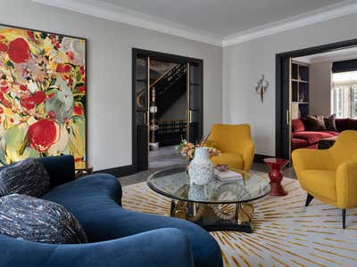  Contemporary Mid-Century Modern Living Room. Hyde Park by Rebecca James Studio.