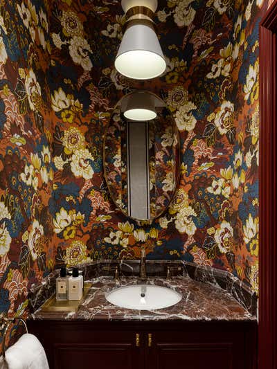  Mid-Century Modern Family Home Bathroom. Hyde Park by Rebecca James Studio.