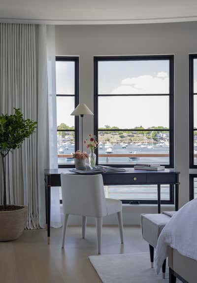 Transitional Family Home Bedroom. Waterfront Estate by Koo de Kir.