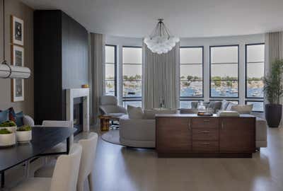 Contemporary Living Room. Waterfront Estate by Koo de Kir.