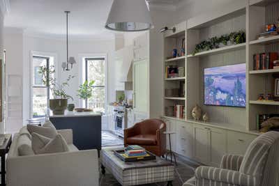  Contemporary Living Room. Boston Brownstone by Koo de Kir.