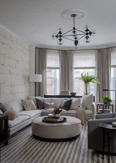  Contemporary Family Home Living Room. Back Bay Townhouse by Koo de Kir.