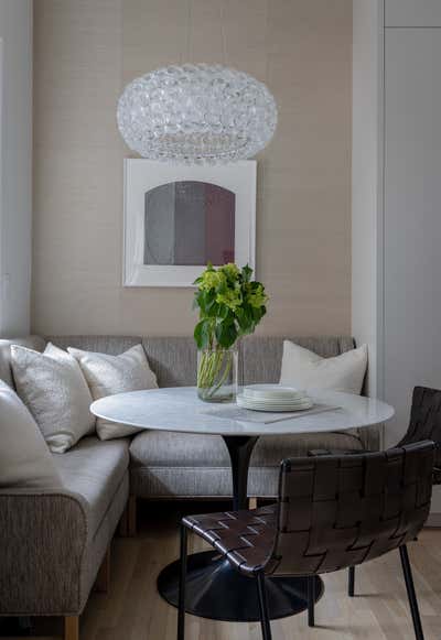  Contemporary Family Home Dining Room. Back Bay Townhouse by Koo de Kir.