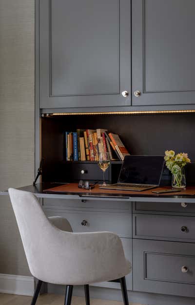  Contemporary Family Home Office and Study. Back Bay Townhouse by Koo de Kir.