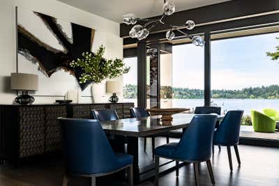 Contemporary Dining Room. Mercer Island Residence by Studio AM Architecture & Interiors.
