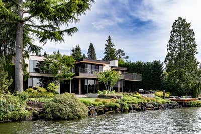 Contemporary Exterior. Mercer Island Residence by Studio AM Architecture & Interiors.