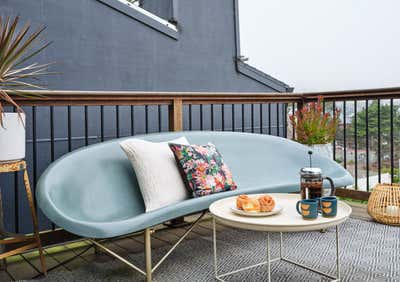  Mid-Century Modern Patio and Deck. Noe Valley Family Home by Wit Interiors.