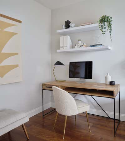  Modern Mid-Century Modern Family Home Office and Study. Noe Valley Family Home by Wit Interiors.