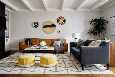  Mid-Century Modern Living Room. Noe Valley Family Home by Wit Interiors.