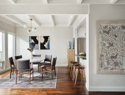  Mid-Century Modern Family Home Dining Room. Noe Valley Family Home by Wit Interiors.