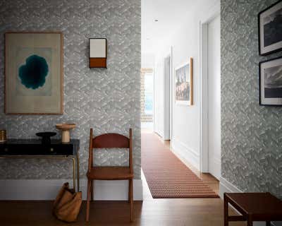  Hollywood Regency Apartment Entry and Hall. Cobble Hill, Brooklyn by Purveyor Design.