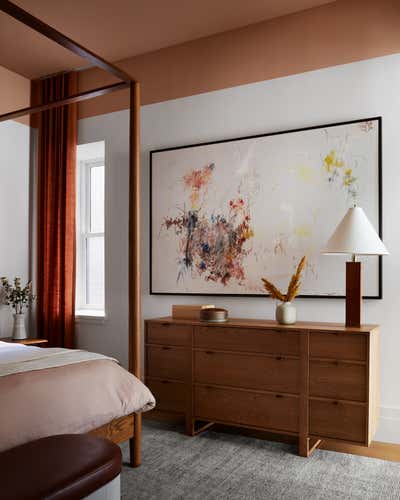  French Hollywood Regency Apartment Bedroom. Cobble Hill, Brooklyn by Purveyor Design.
