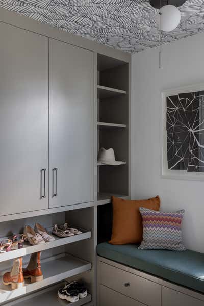  Minimalist Family Home Storage Room and Closet. Waterfront Estate by Koo de Kir.