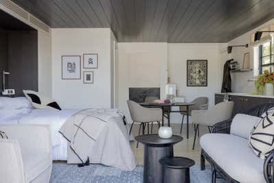  Scandinavian Coastal Family Home Bedroom. Waterfront Estate by Koo de Kir.