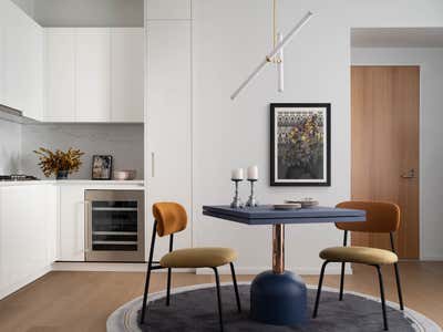  Contemporary Eclectic Apartment Dining Room. East Side Pied-a-terre by PROJECT AZ.