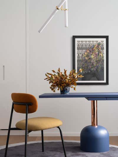  Eclectic Apartment Dining Room. East Side Pied-a-terre by PROJECT AZ.