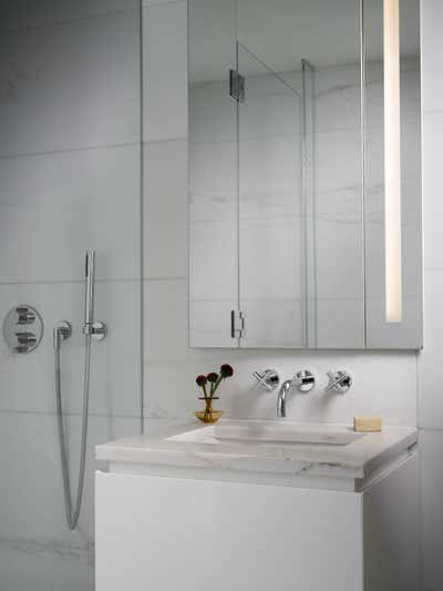 Eclectic Apartment Bathroom. East Side Pied-a-terre by PROJECT AZ.