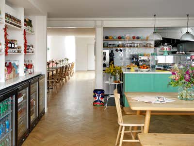 Contemporary Open Plan. The Elder Press Cafe by Kate Guinness Design.