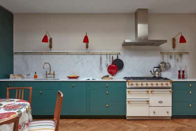  Contemporary Family Home Kitchen. Pied a Terre  by Kate Guinness Design.
