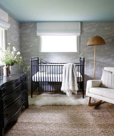  Preppy Beach House Children's Room. Osterville, MA by Jaimie Baird Design.