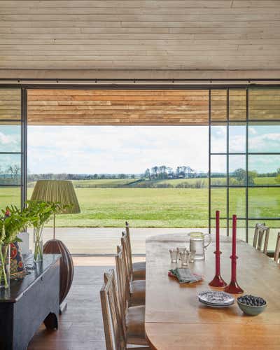  English Country Country House Dining Room. The Pavilion by Kate Guinness Design.