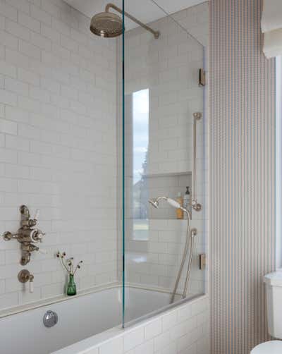  English Country Country House Bathroom. The Pavilion by Kate Guinness Design.