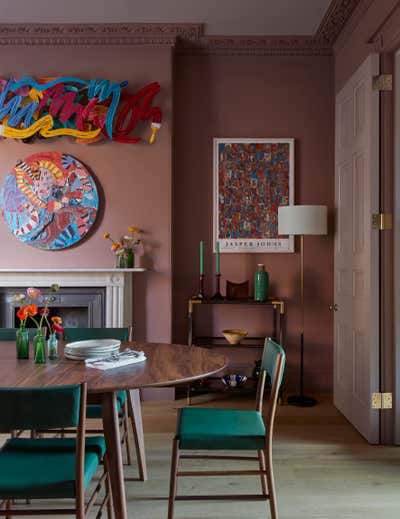  Contemporary Family Home Dining Room. Town House by Kate Guinness Design.
