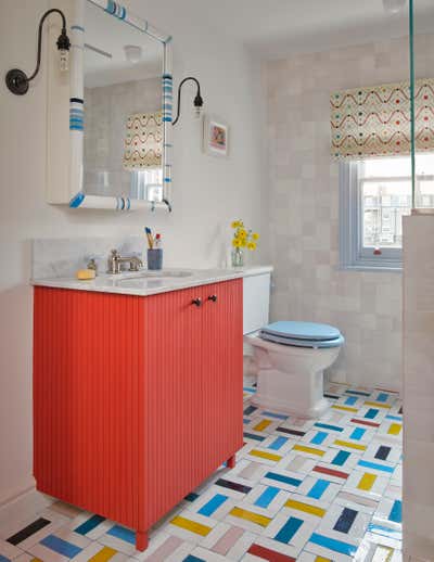 Contemporary Bathroom. Town House by Kate Guinness Design.