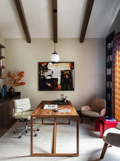  French Modern Family Home Office and Study. GOLDEN STATE by Redmond Aldrich Design.