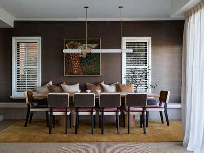  Contemporary Family Home Dining Room. Longueville Residence by Marylou Sobel.