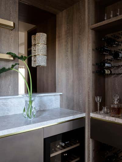 Contemporary Family Home Bar and Game Room. Longueville Residence by Marylou Sobel.