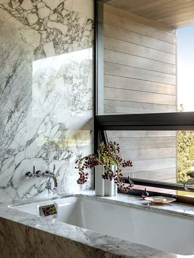  Modern Family Home Bathroom. MALIBU by Redmond Aldrich Design.
