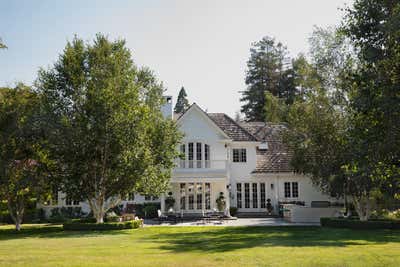  Contemporary Family Home Exterior. ATHERTON by Redmond Aldrich Design.