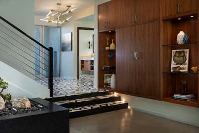  Eclectic Entry and Hall. Sustainable Design in Playa Vista by Marbé Designs.