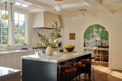  Art Deco Family Home Kitchen. Highland House by Bright Designlab.