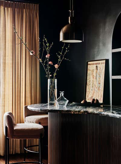  Art Deco Family Home Dining Room. LAKESHORE by Sarah Montgomery Interiors.