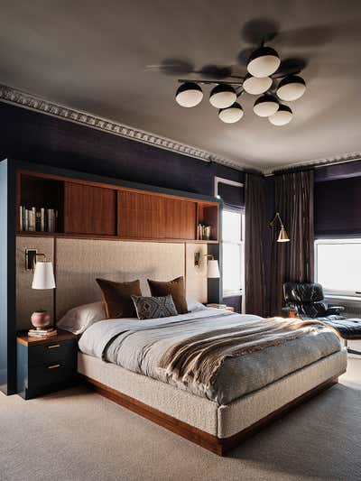  Eclectic Family Home Bedroom. LAKESHORE by Sarah Montgomery Interiors.