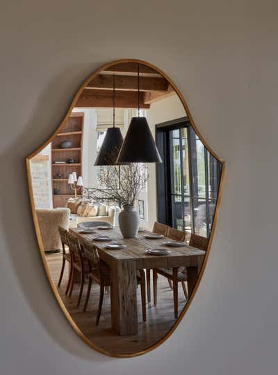  Rustic Family Home Dining Room. Pronghorn Project by Light and Dwell.