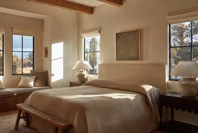 Rustic Bedroom. Pronghorn Project by Light and Dwell.
