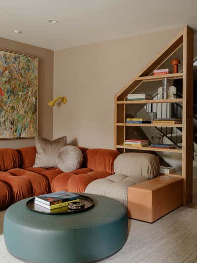  Maximalist Family Home Living Room. Capitol Hill Brownstone by Zoe Feldman Design.