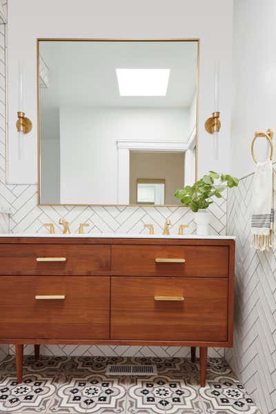  Craftsman Bathroom. East Bay Craftsman by Wit Interiors.