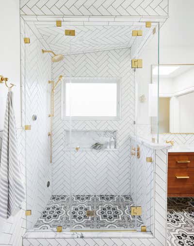  Craftsman Family Home Bathroom. East Bay Craftsman by Wit Interiors.