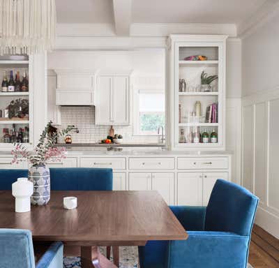  Craftsman Family Home Dining Room. East Bay Craftsman by Wit Interiors.