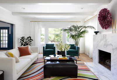 Modern Living Room. Los Altos Historical Home by Wit Interiors.