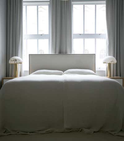  Traditional Apartment Bedroom. Tribeca, NY by Jaimie Baird Design.