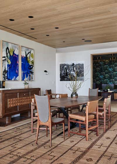  Contemporary Family Home Dining Room. Trousdale II by Elizabeth Law Design.